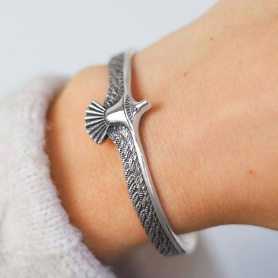 MZB146 Sterling Silver Freedom Bangle model