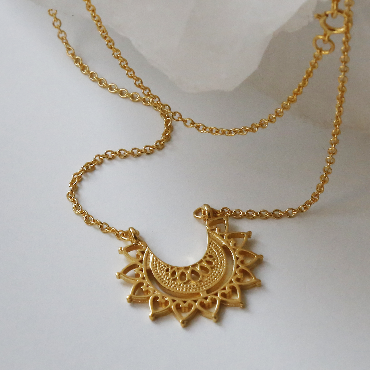 Gold Plated Silver Marrakech Affair Necklace