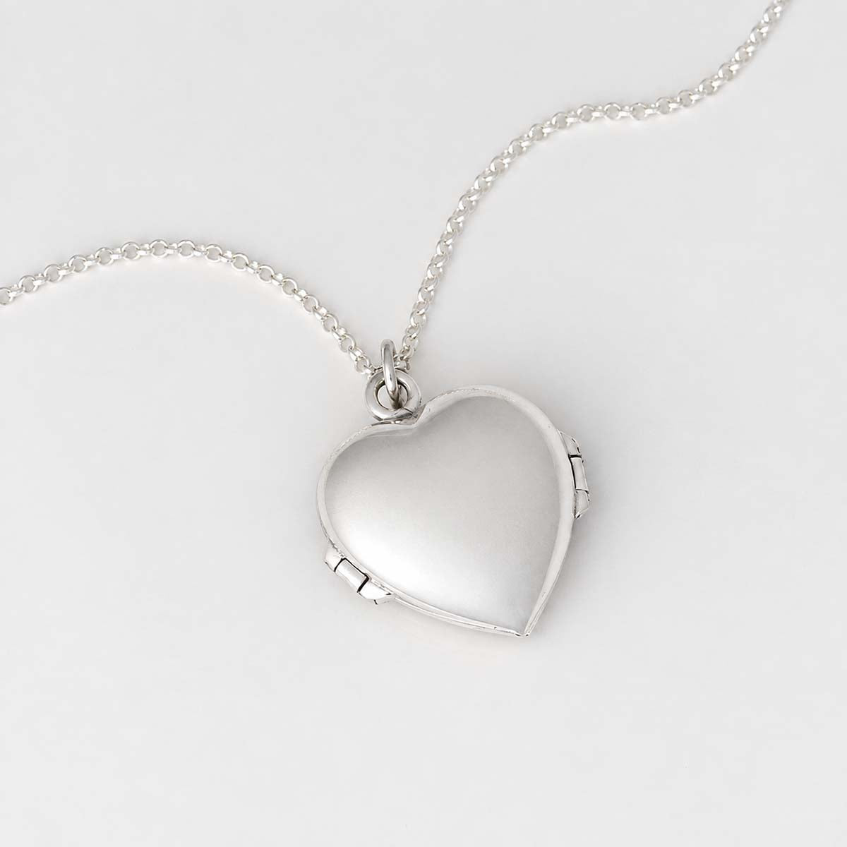 Sterling Silver Love Wings Locket Necklace