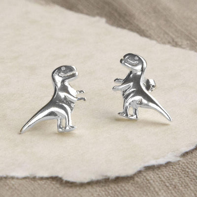 MB175 STERLINGSILVERDINOSAURSTUDEARRINGS 002