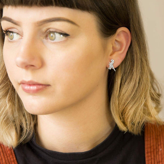 MB175 STERLINGSILVERDINOSAURSTUDEARRINGS 003