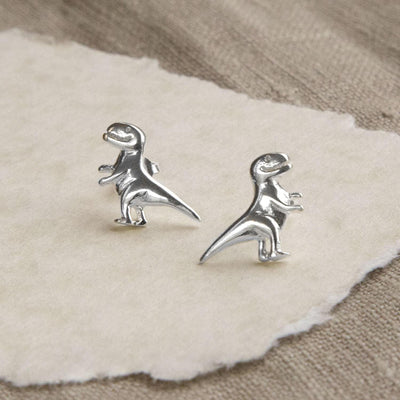MB175 STERLINGSILVERDINOSAURSTUDEARRINGS 004