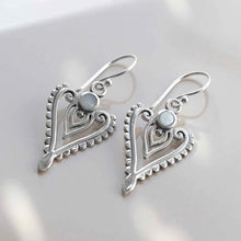 Sterling Silver Mother of Pearl Arrow Earrings