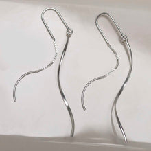 ML895_Sterling Silver Falling Threader Earrings_1