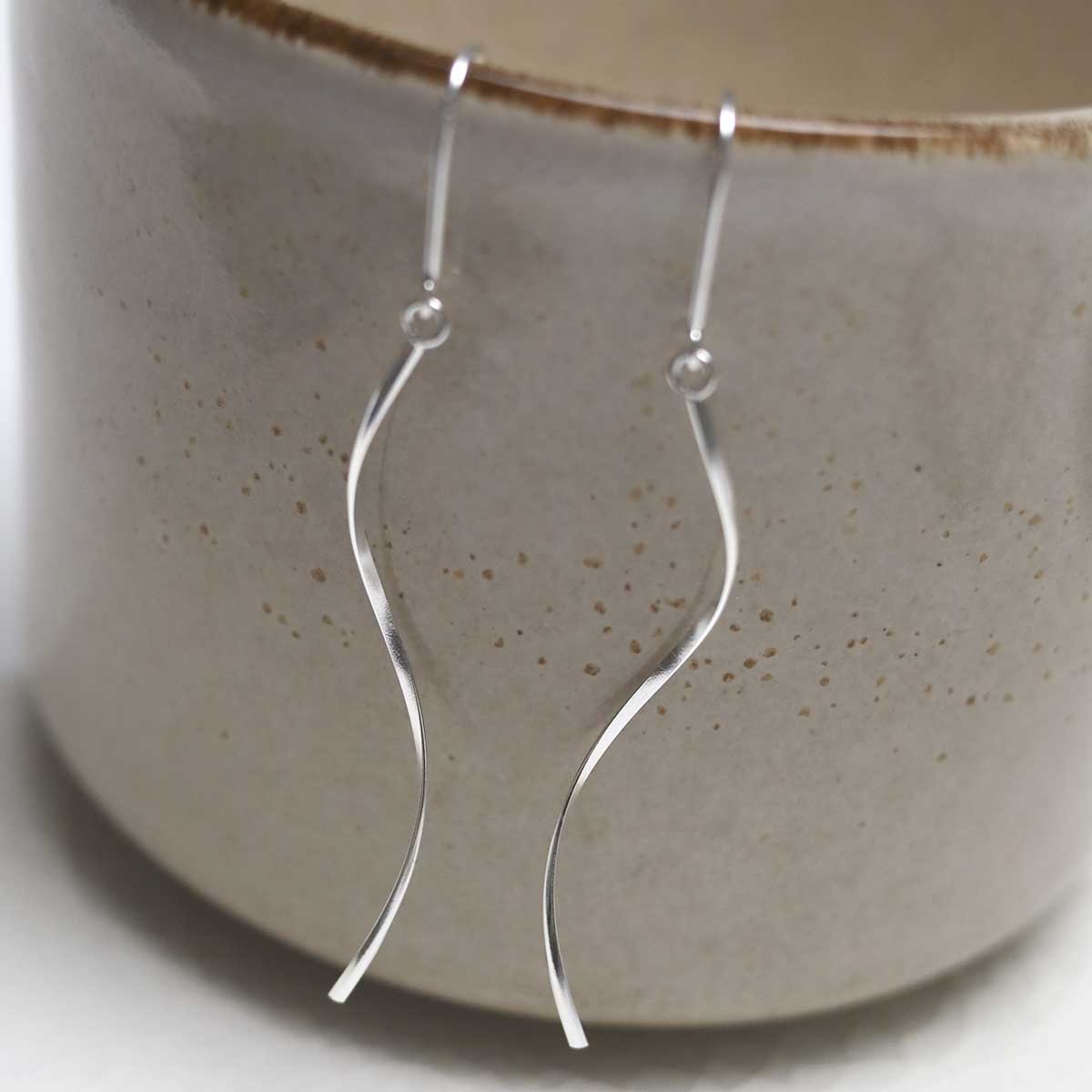 Sterling Silver Falling Threader Earrings