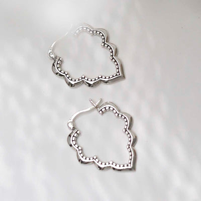 ML902_Sterling Silver Casablanca Hoops_1.