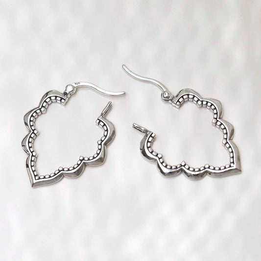 ML902_Sterling Silver Casablanca Hoops_2.