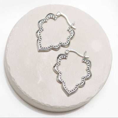 ML902_Sterling Silver Casablanca Hoops_7