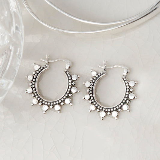 ML903_STERLING SILVER KARIM HOOPS_2