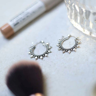 ML903_Sterling Silver Karim Hoops_ new 5