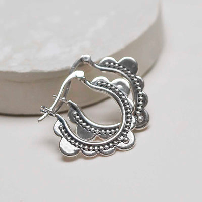 ML904_Sterling Silver Agadir Dream Hoops_3