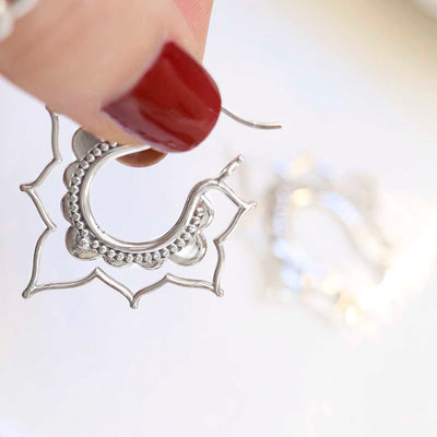 ML908_Sterling Silver Kaleidoscope Hoops_6