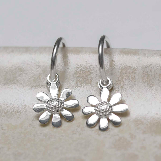 MZB92_Sterling Silver Daisy Stud Hoops_6