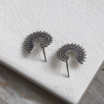 OxidisedsterlingsilverMarrakechstuds1 e1675865383538