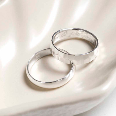 Sterling Silver Secret Message Ring