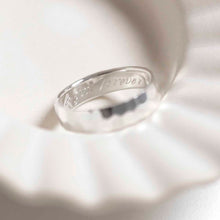 Sterling Silver Secret Message Ring
