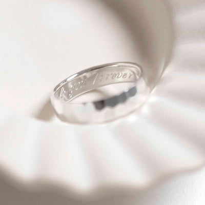 Sterling Silver Secret Message Ring