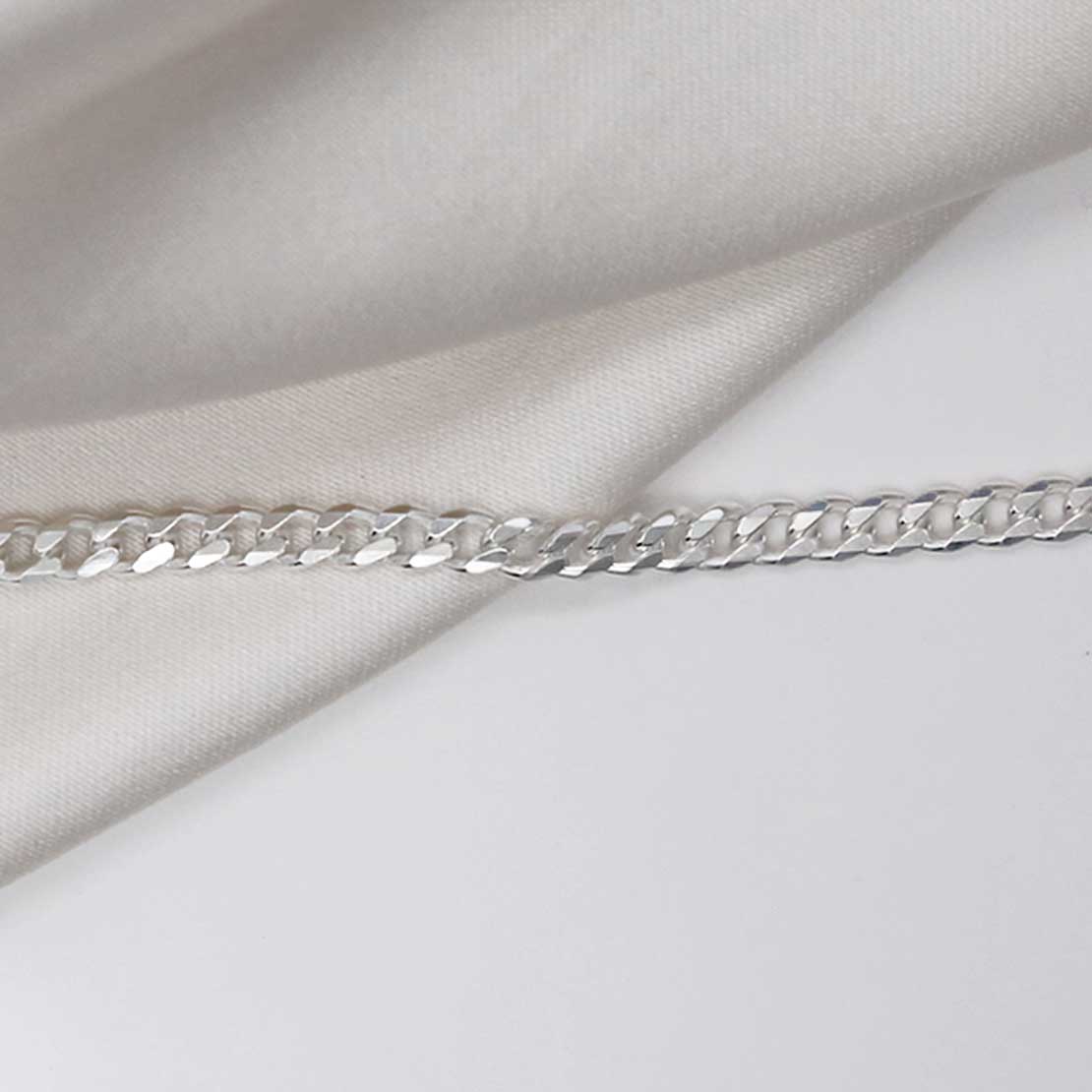 Heavy Sterling Silver Curb Chain