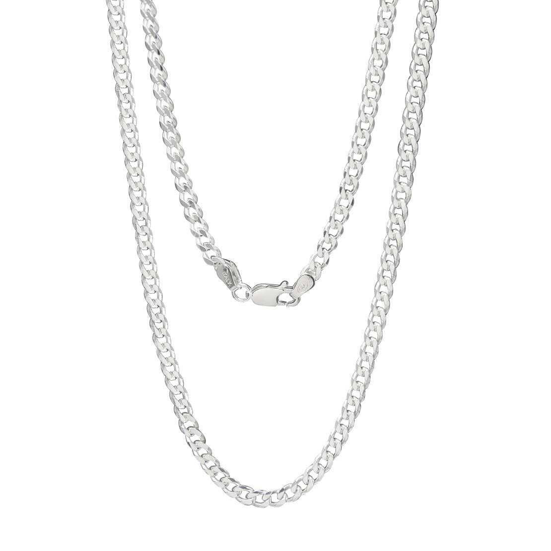 Heavy Sterling Silver Curb Chain