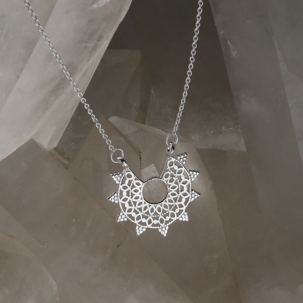 Sterling Silver Medina Necklace