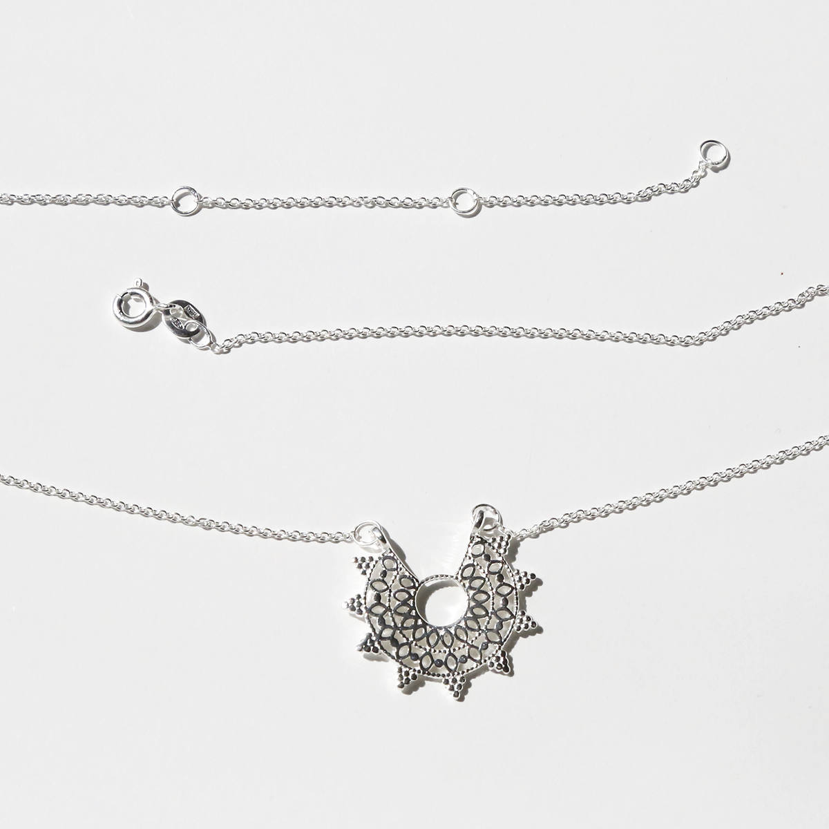 Sterling Silver Medina Necklace