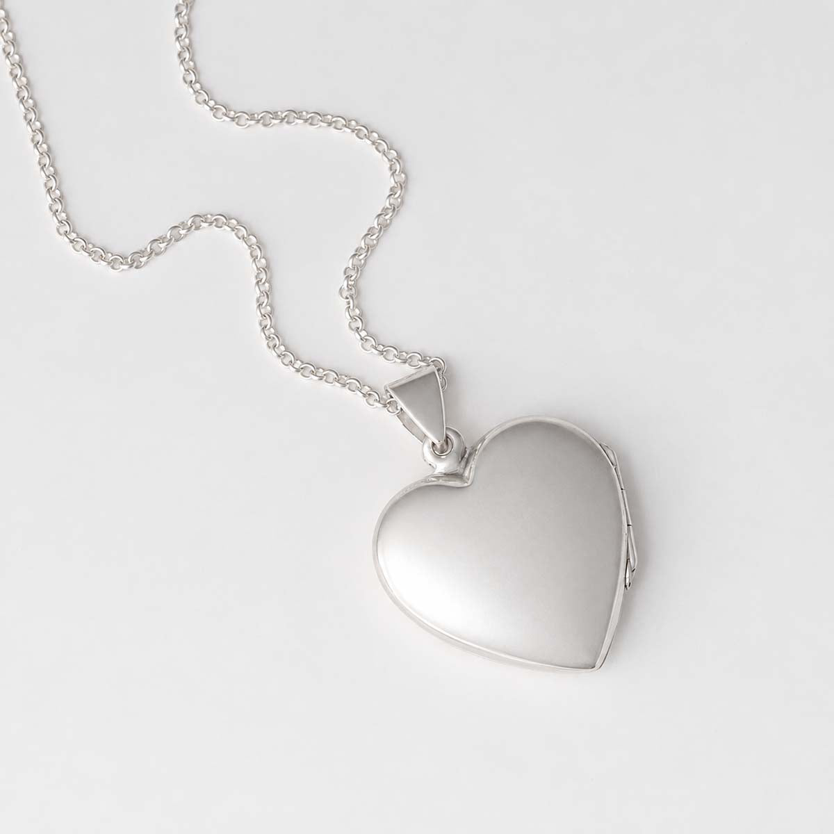 Sterling Silver Forget Me Not Locket