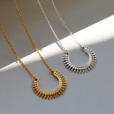 goldplatedsterlingsilvermarrakechnecklaceandsilvermarrakechhorseshoe2