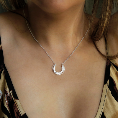 mzb101sterlingsilvertribalhorseshoenecklace3 1