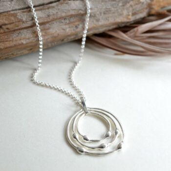 MB114E STERLINGSILVERLIQUIDLOOPSEARRINGS 001