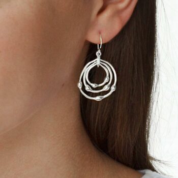 MB114E STERLINGSILVERLIQUIDLOOPSEARRINGS 003