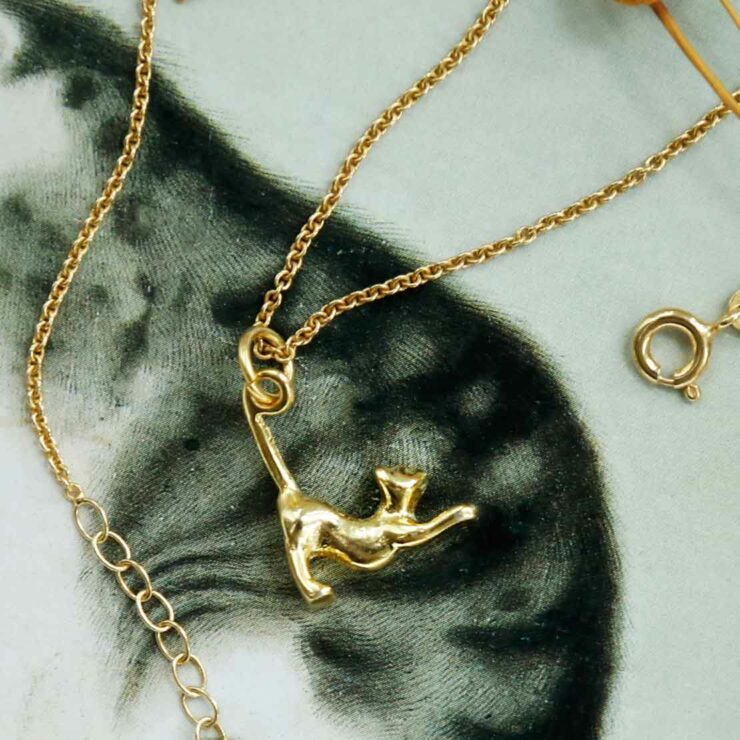 Black-eyed Cat Pendant Necklace – Misoa Jewelry