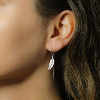 MB182 STERLINGSILVERFEATHERANDBAREARRINGS 002