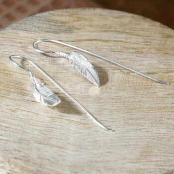 MB182 STERLINGSILVERFEATHERANDBAREARRINGS 003