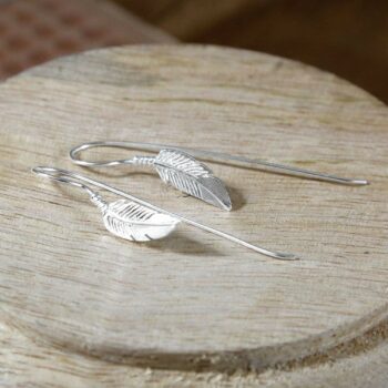MB182 STERLINGSILVERFEATHERANDBAREARRINGS 004