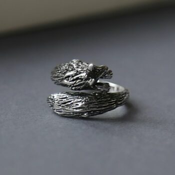 MB200R STERLINGSILVERFOXRING 001
