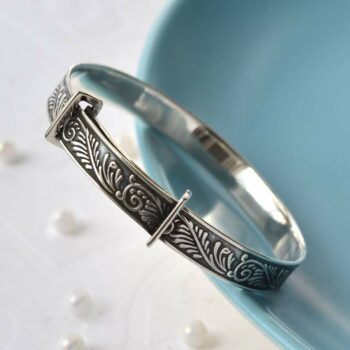 Sterling Silver Baby Christening Bangle Affordable Jewellery