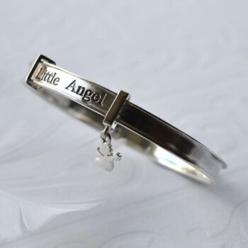 MC164 SILVERLITTLEANGELBANGLE 008