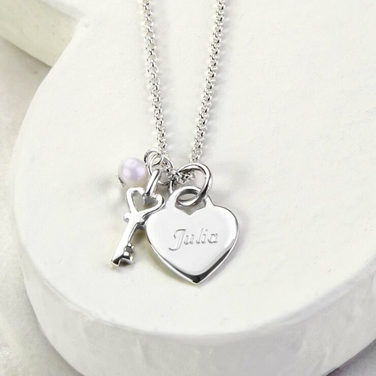 Sincerely Springer's Engravable Heart Locket Necklace