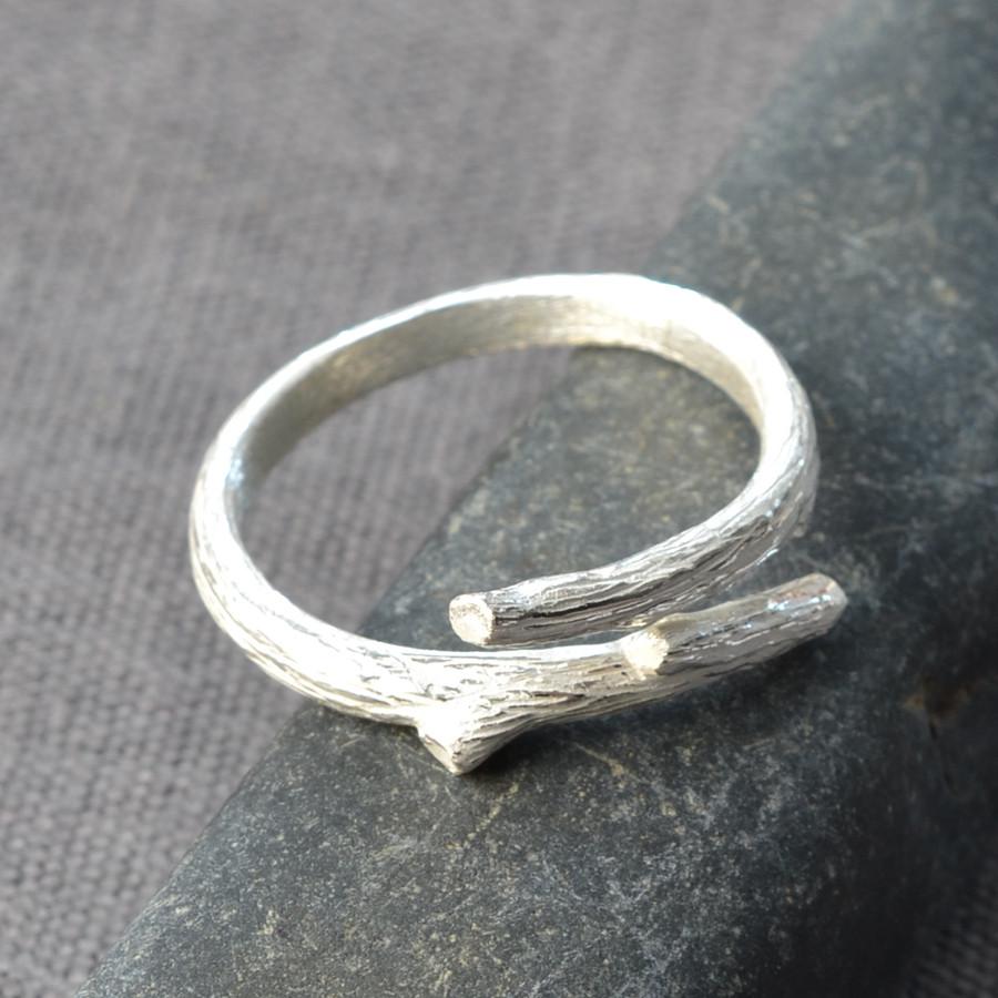Sterling Silver Twig Ring | Affordable Jewellery - Martha Jackson