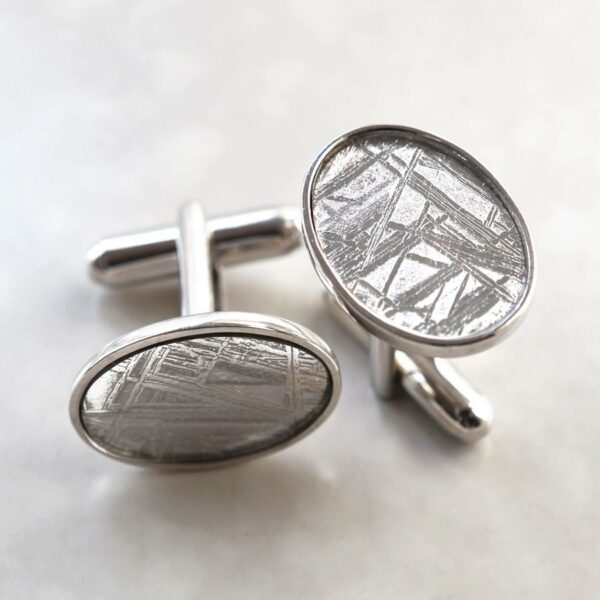 MJ0140 CUFFLINKS Meteorite