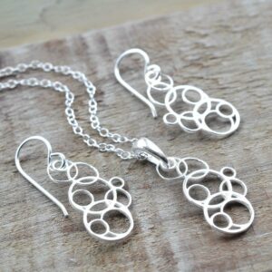 Silver Bubbles Jewellery by Martha Jackson