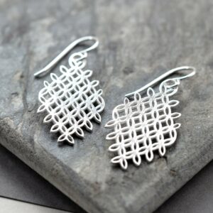 MJ0289E Silver Eastern Promise Earrings