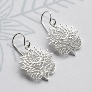 Silver Flowering Lotus Jewellery