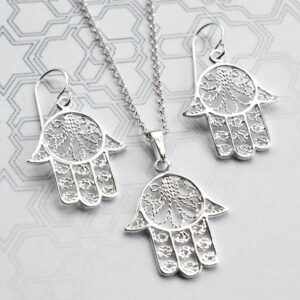 Silver Fatima Hand Jewellery by Martha Jackson