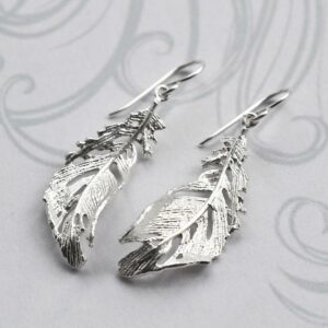 Silver Soft Feather Jewellery by Martha Jackson