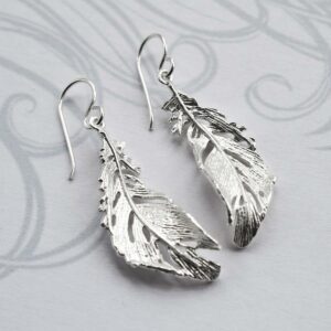 Silver Soft Feather Jewellery by Martha Jackson