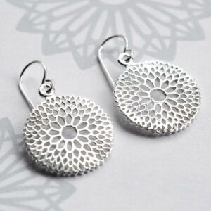 Silver Chrysanthemum Jewellery by Martha Jackson