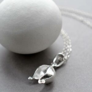 Silver Split Pod Jewellery by Martha Jackson