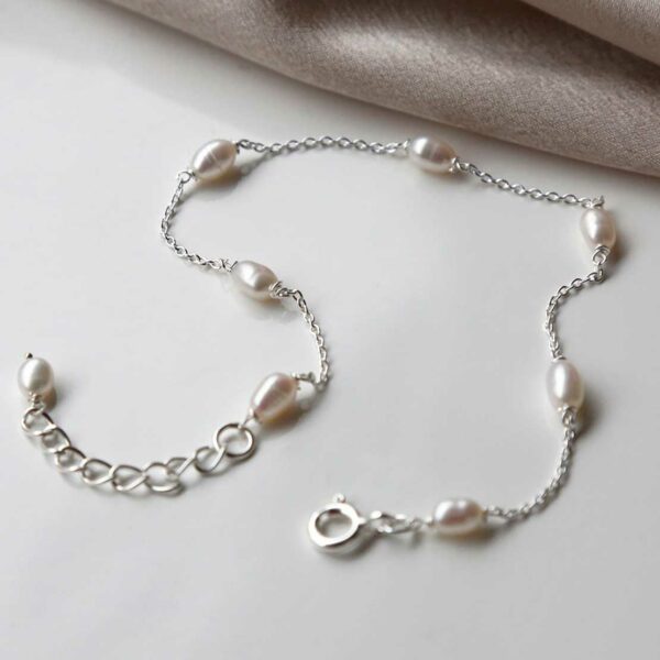 The Drop Bracelet in Silver main image 1