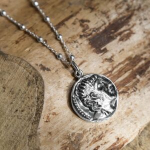 Sterling Silver Apollo Coin Necklace